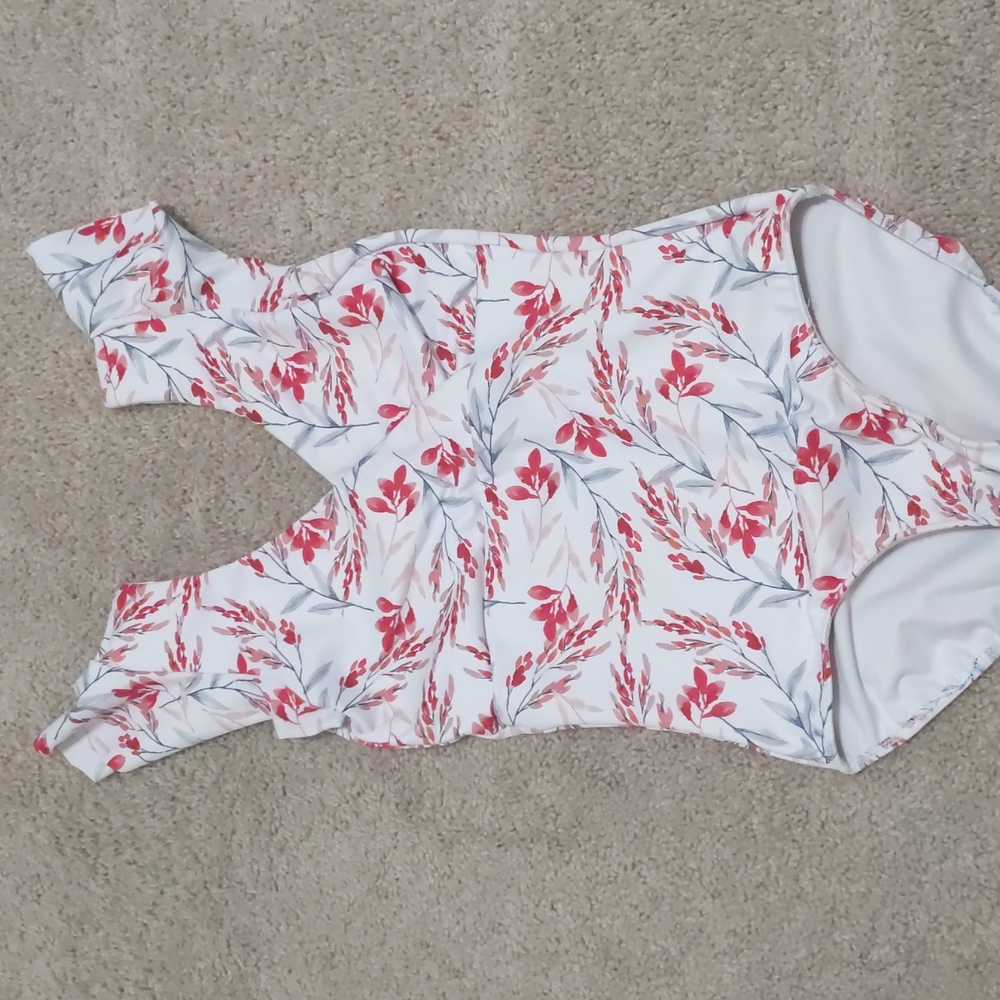 Custom eleve leotard ruffle sleeves fully lined